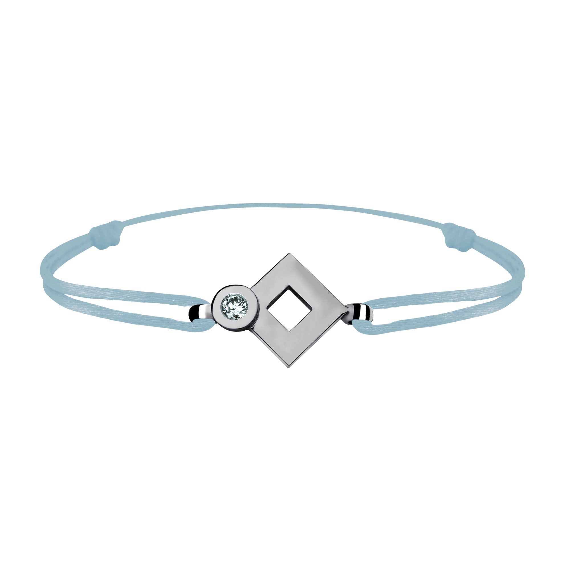 Bracelet lien Tournaire or et diamant signe éclipse losange