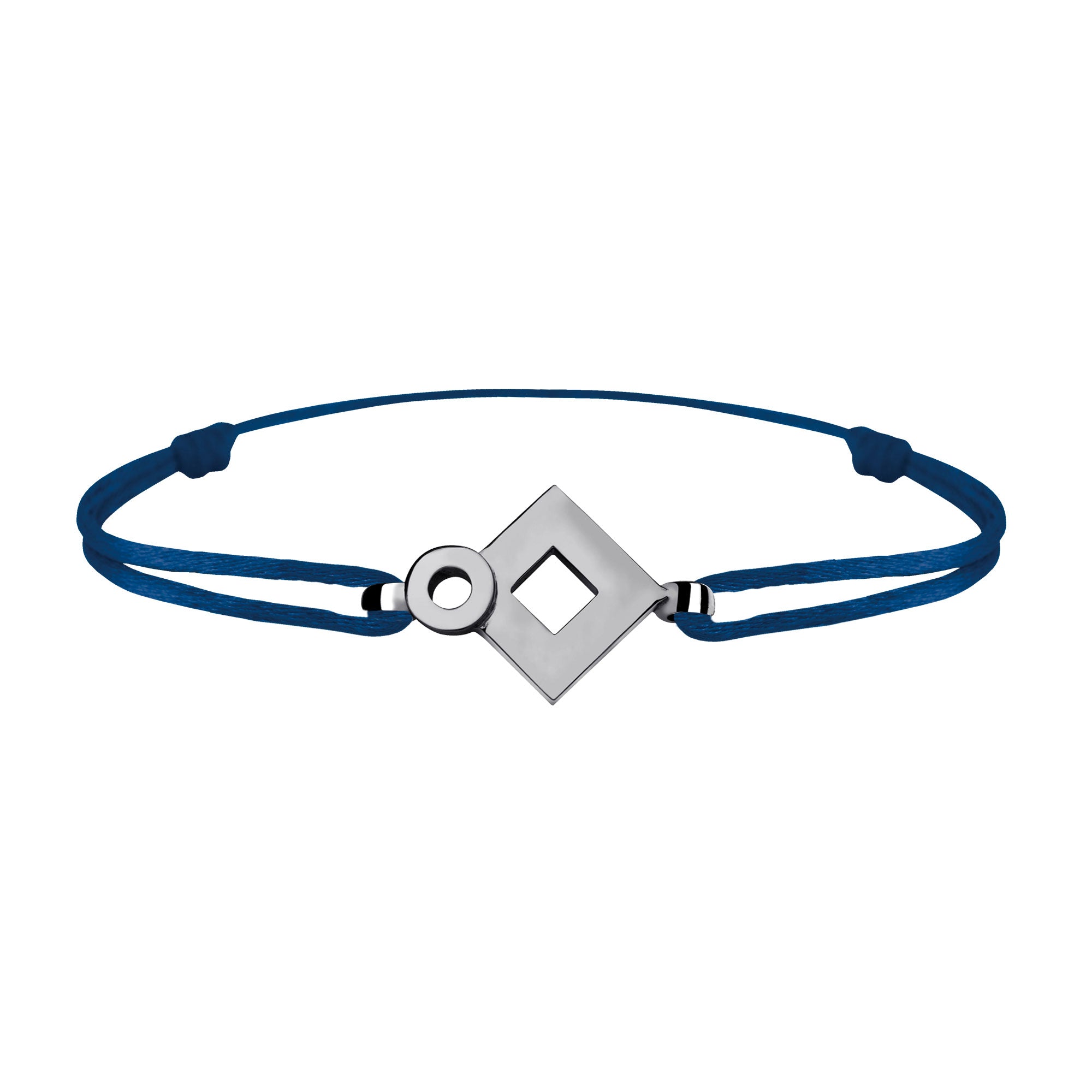 Bracelet lien Tournaire signe éclipse losange or