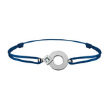 Bracelet lien Tournaire or et diamant signe éclipse rond
