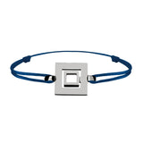 Bracelet Lien Signe Labyrinthe Carré Tout Or