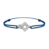 Tournaire gold and diamond link bracelet signe eclipse rhombus