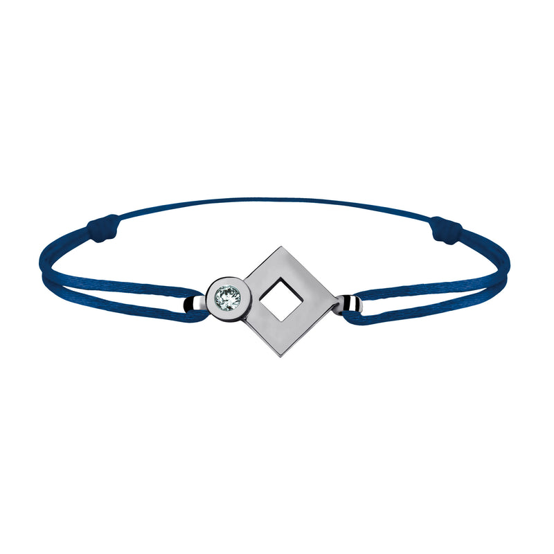 Tournaire gold and diamond link bracelet signe eclipse rhombus