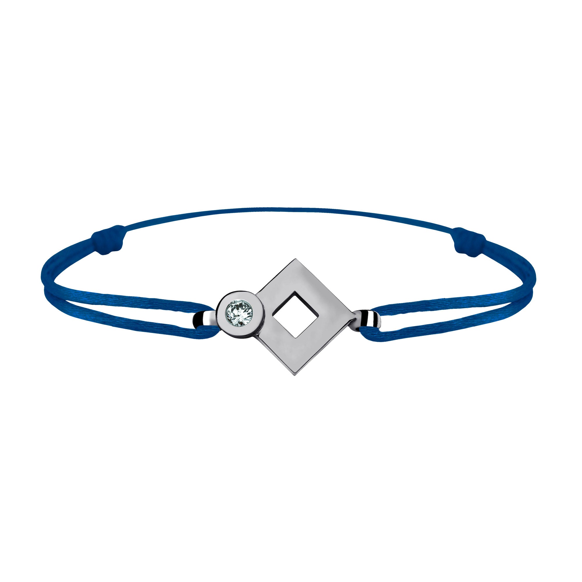 Bracelet lien Tournaire or et diamant signe éclipse losange