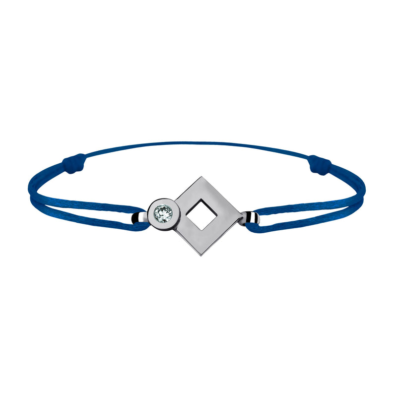 Tournaire gold and diamond link bracelet signe eclipse rhombus
