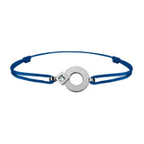 Bracelet lien Tournaire or et diamant signe éclipse rond