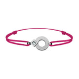 Bracelet lien Tournaire or et diamant signe éclipse rond