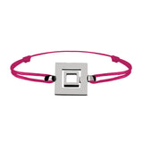 Bracelet Lien Signe Labyrinthe Carré Tout Or