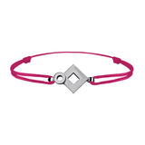 Bracelet lien Tournaire signe éclipse losange or