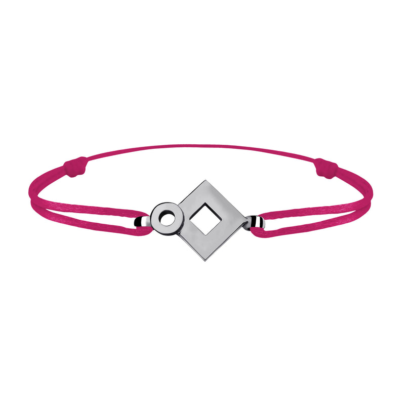 Bracelet lien Tournaire signe éclipse losange or