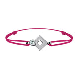 Tournaire gold and diamond link bracelet signe eclipse rhombus