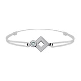Tournaire gold and diamond link bracelet signe eclipse rhombus