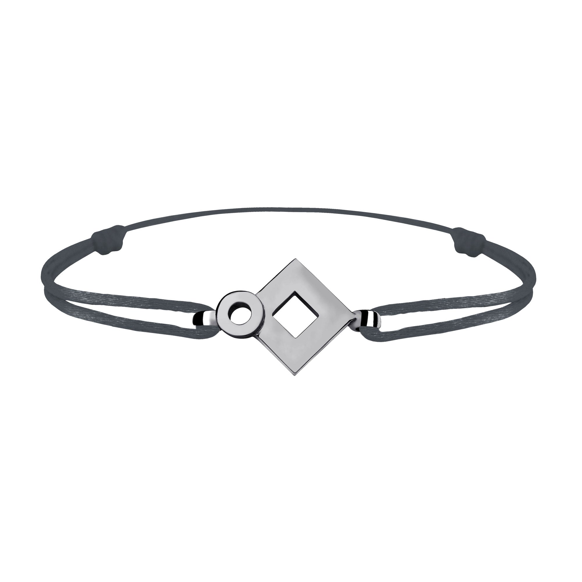 Bracelet lien Tournaire signe éclipse losange or