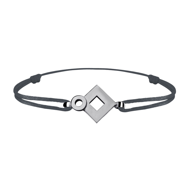 Bracelet lien Tournaire signe éclipse losange or