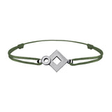 Bracelet lien Tournaire signe éclipse losange or