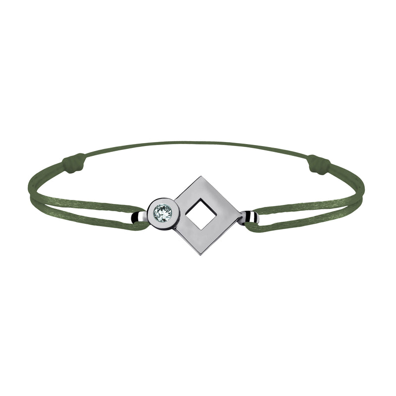 Tournaire gold and diamond link bracelet signe eclipse rhombus