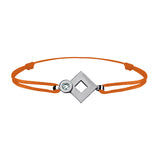 Tournaire gold and diamond link bracelet signe eclipse rhombus