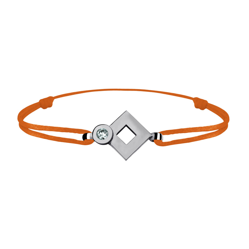 Tournaire gold and diamond link bracelet signe eclipse rhombus
