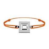 Bracelet Lien Signe Labyrinthe Carré Tout Or