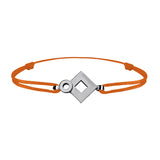Bracelet lien Tournaire signe éclipse losange or