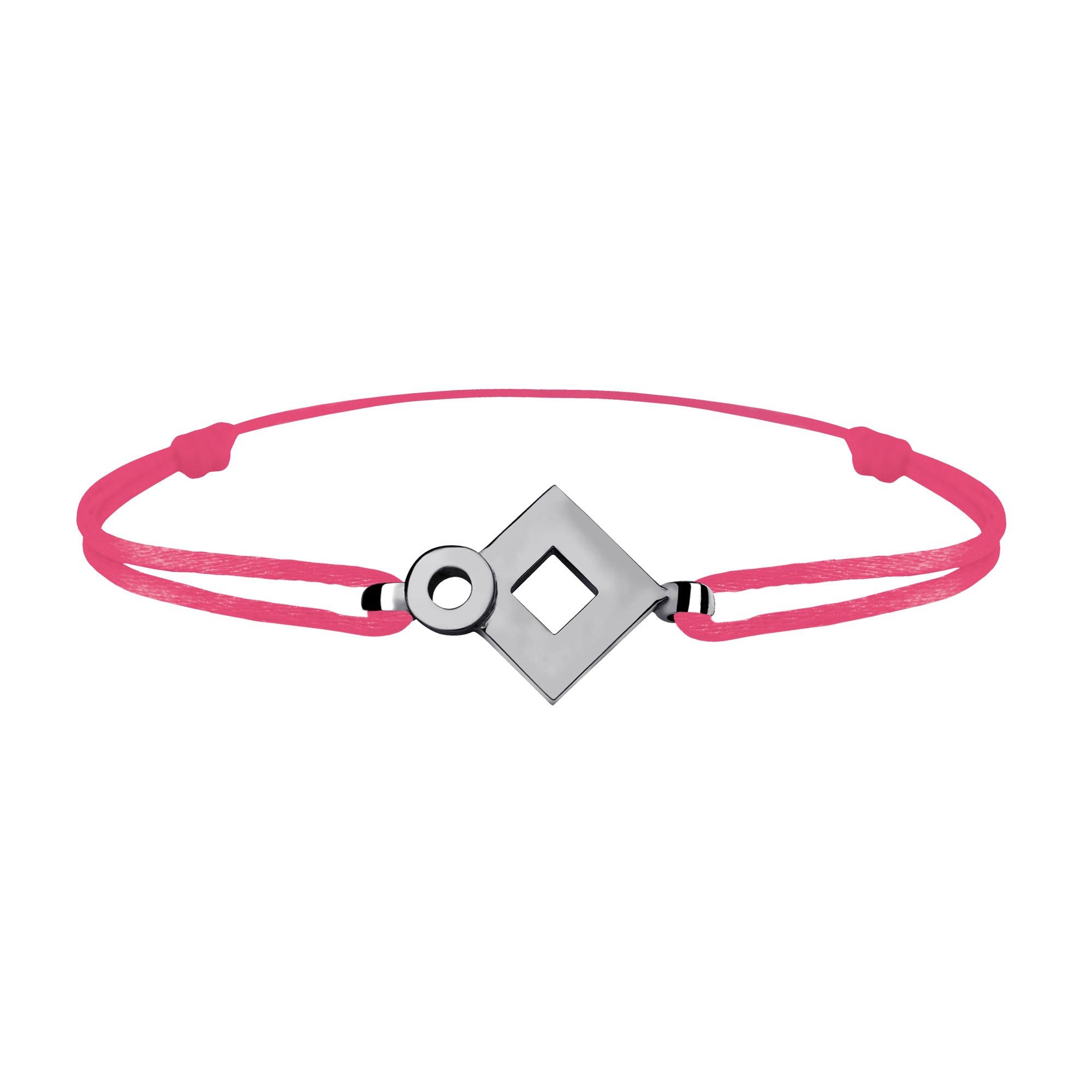 Bracelet lien Tournaire signe éclipse losange or