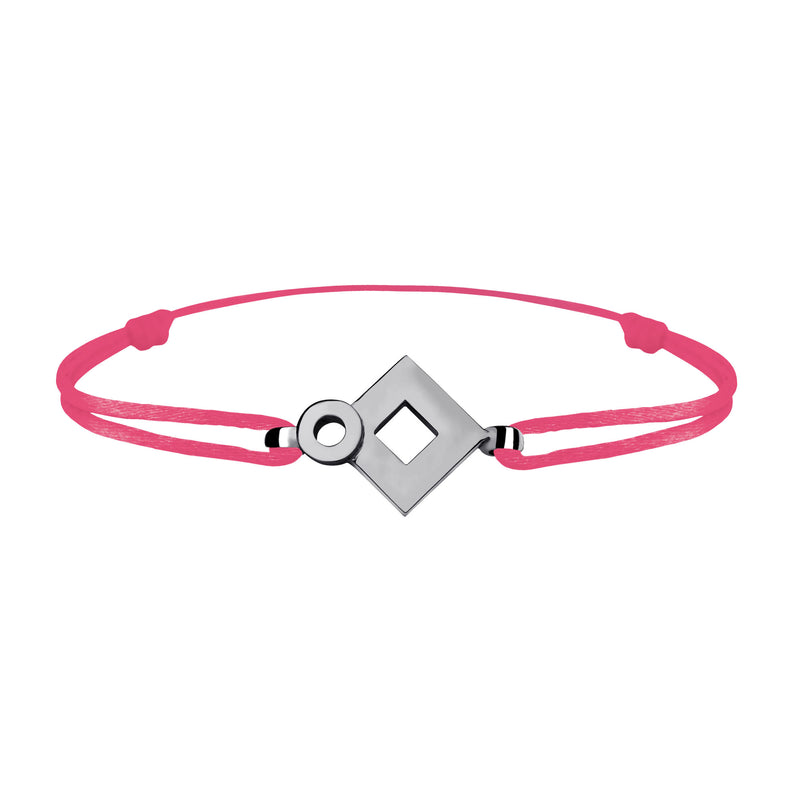Bracelet lien Tournaire signe éclipse losange or