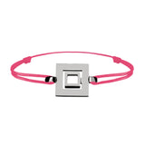Bracelet Lien Signe Labyrinthe Carré Tout Or