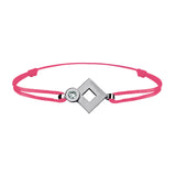 Tournaire gold and diamond link bracelet signe eclipse rhombus