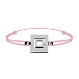 Bracelet Lien Signe Labyrinthe Carré Tout Or