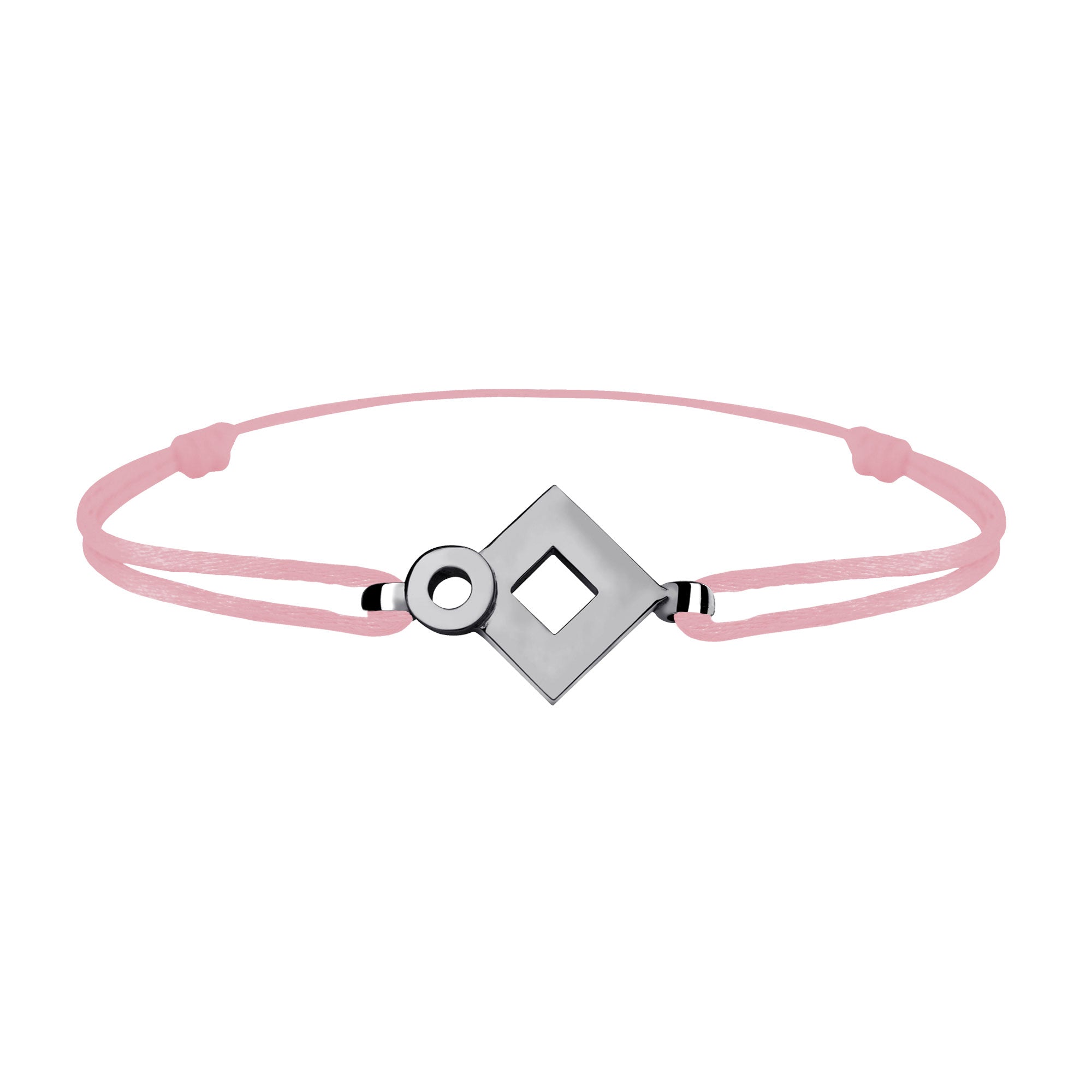 Bracelet lien Tournaire signe éclipse losange or