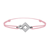 Bracelet lien Tournaire signe éclipse losange or