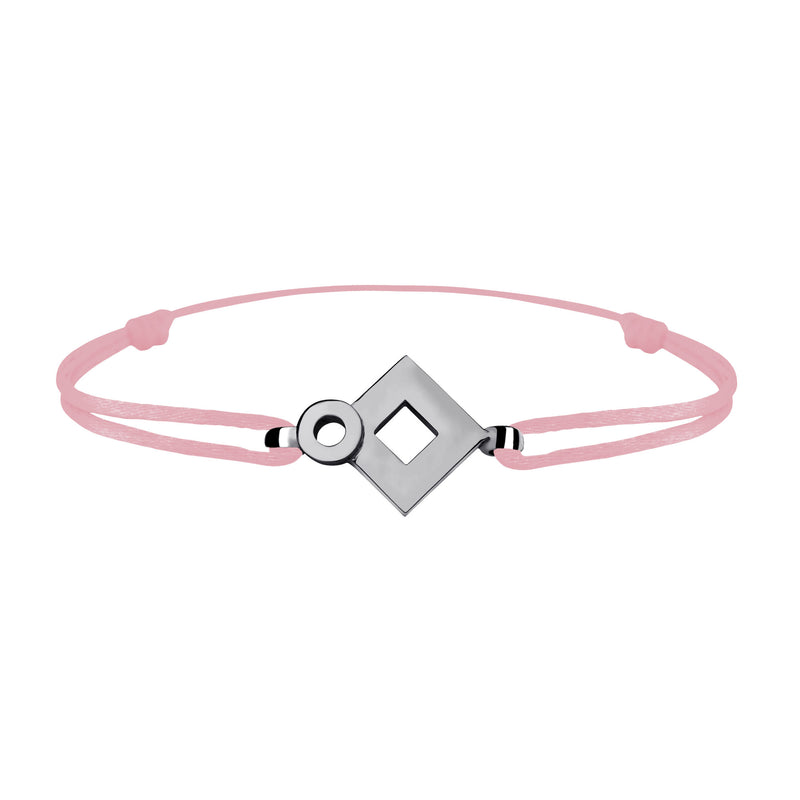 Bracelet lien Tournaire signe éclipse losange or
