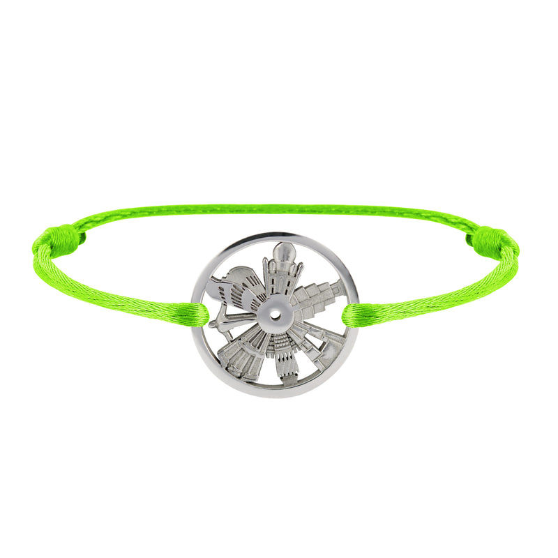Bracelet 7 Merveilles Du Monde en Or