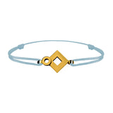 Bracelet lien Tournaire signe éclipse losange or