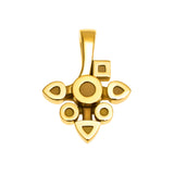 Daisy small all-gold pendant