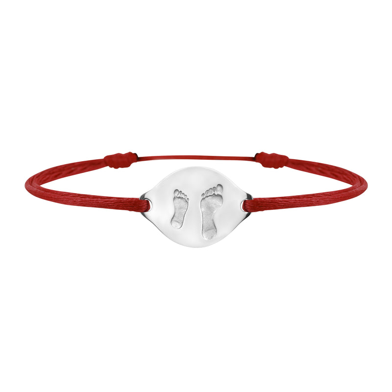 Accompanying foot link bracelet in gold, large model