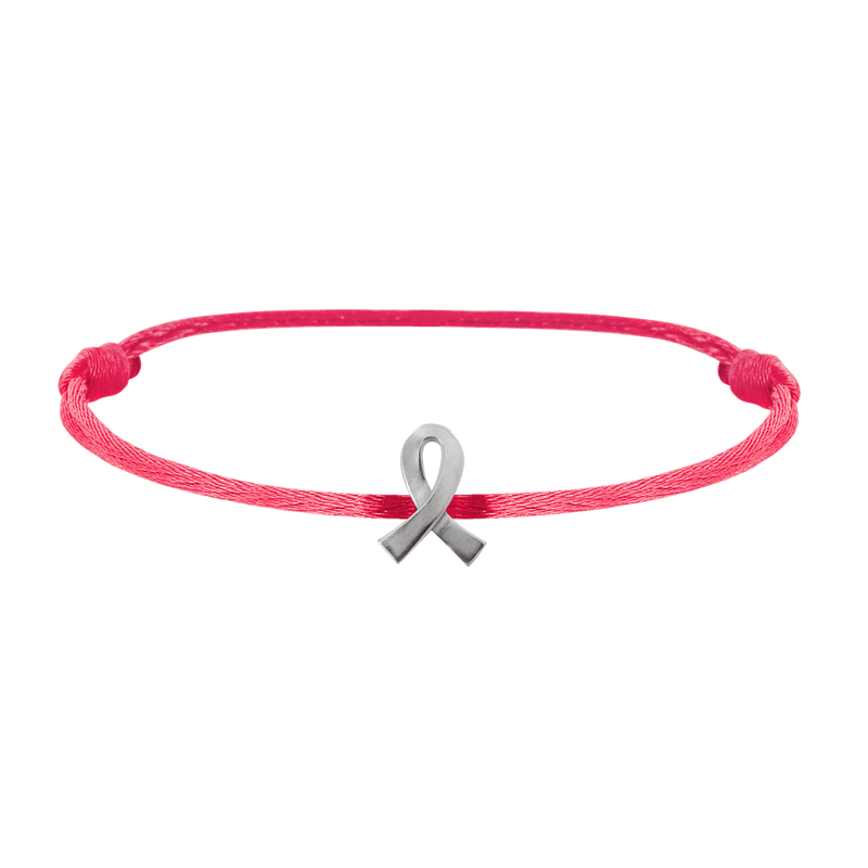 Bracelet Octobre Rose en argent