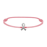 Bracelet Octobre Rose en argent
