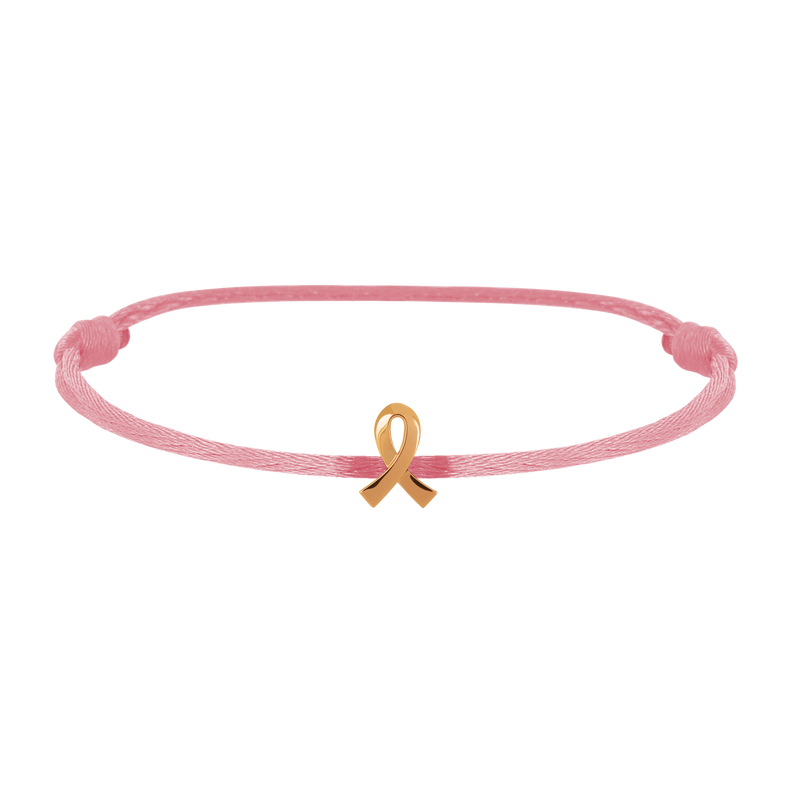 Bracelet Octobre Rose en or rose