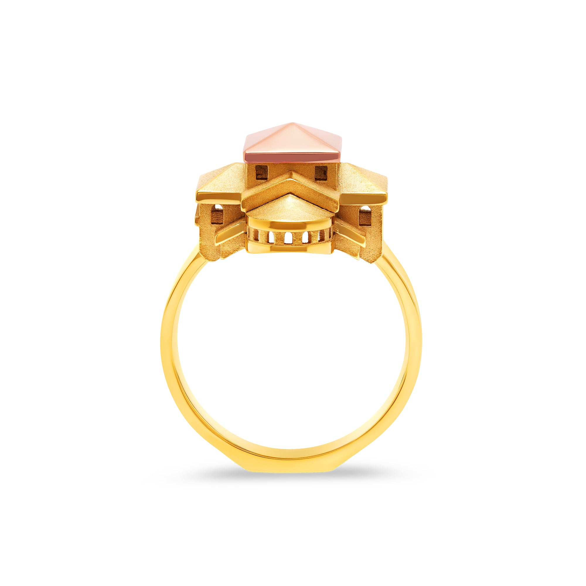Bague Architecture San Lillo en or