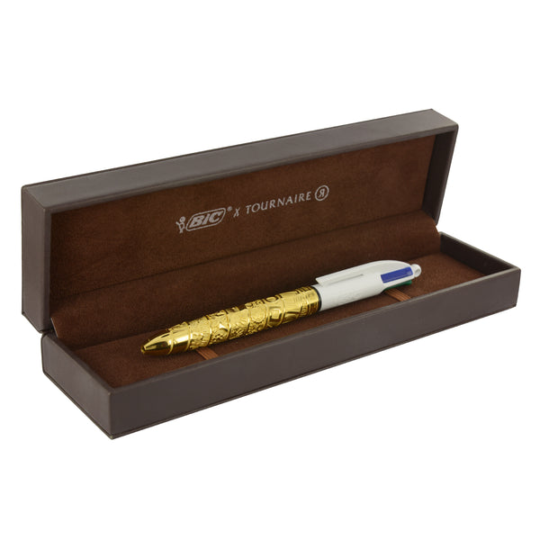 Bic 4 Couleurs "50 ans Tournaire" bronze jaune