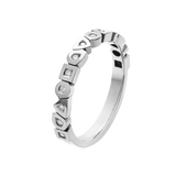 alliance en or blanc et 13 diamants extra blancs sertis
