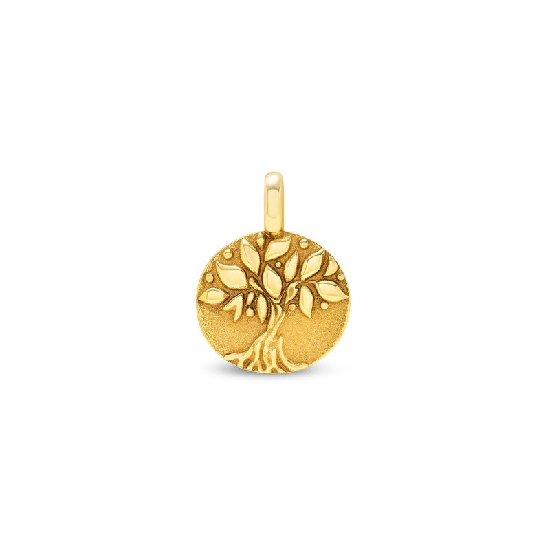 Médaille arbre de famille small en or