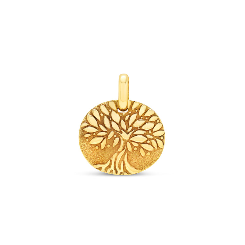 Médaille arbre de famille médium en or