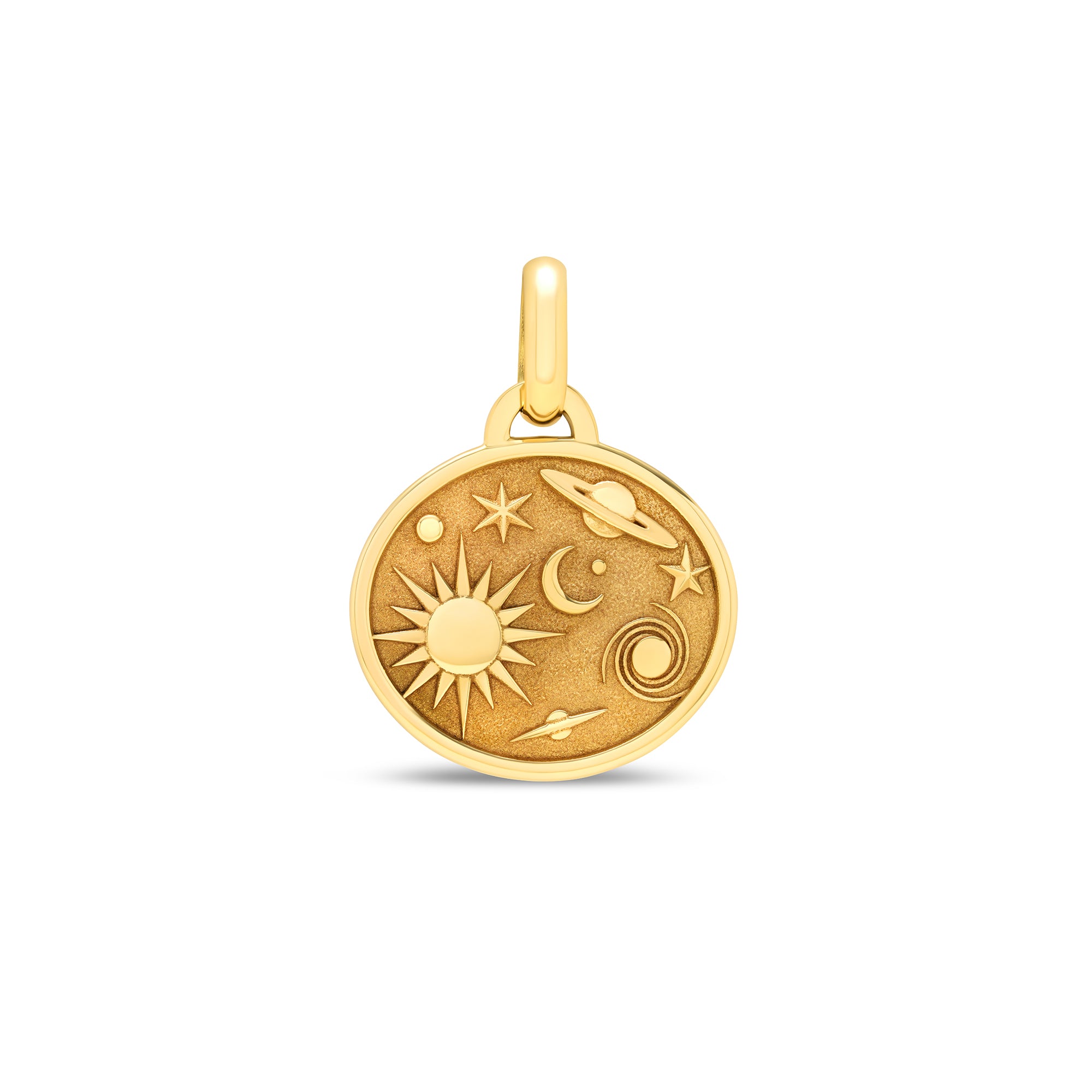 Médaille astres médium en or