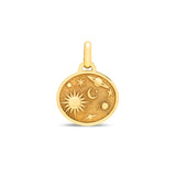 Médaille astres médium en or