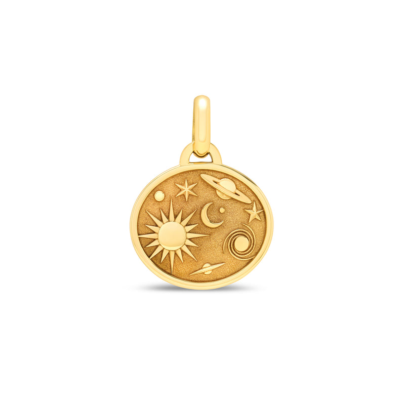 Médaille astres médium en or