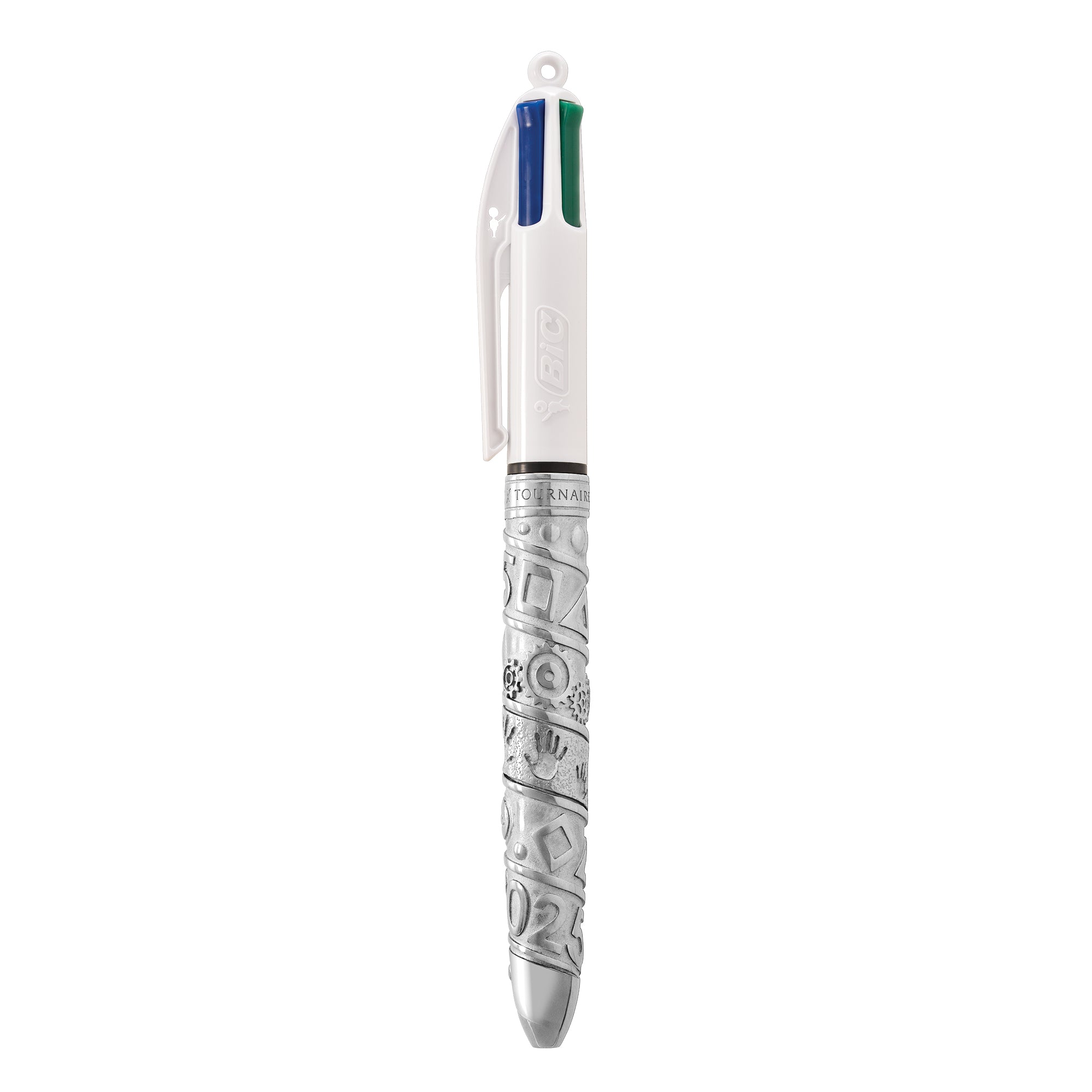 Bic 4 couleurs "bic x obut x tournaire" blanc