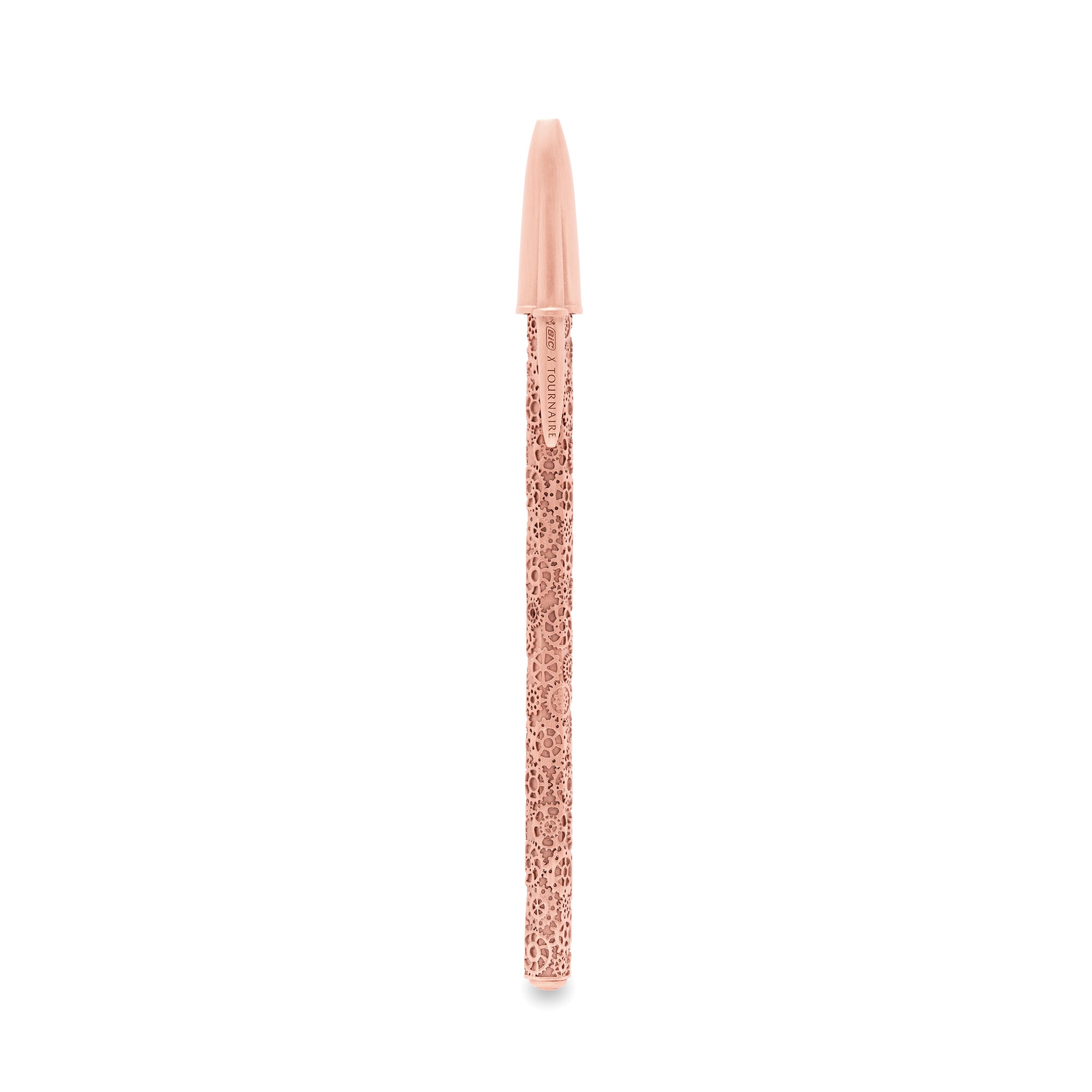 Bic cristal engrenages rose
