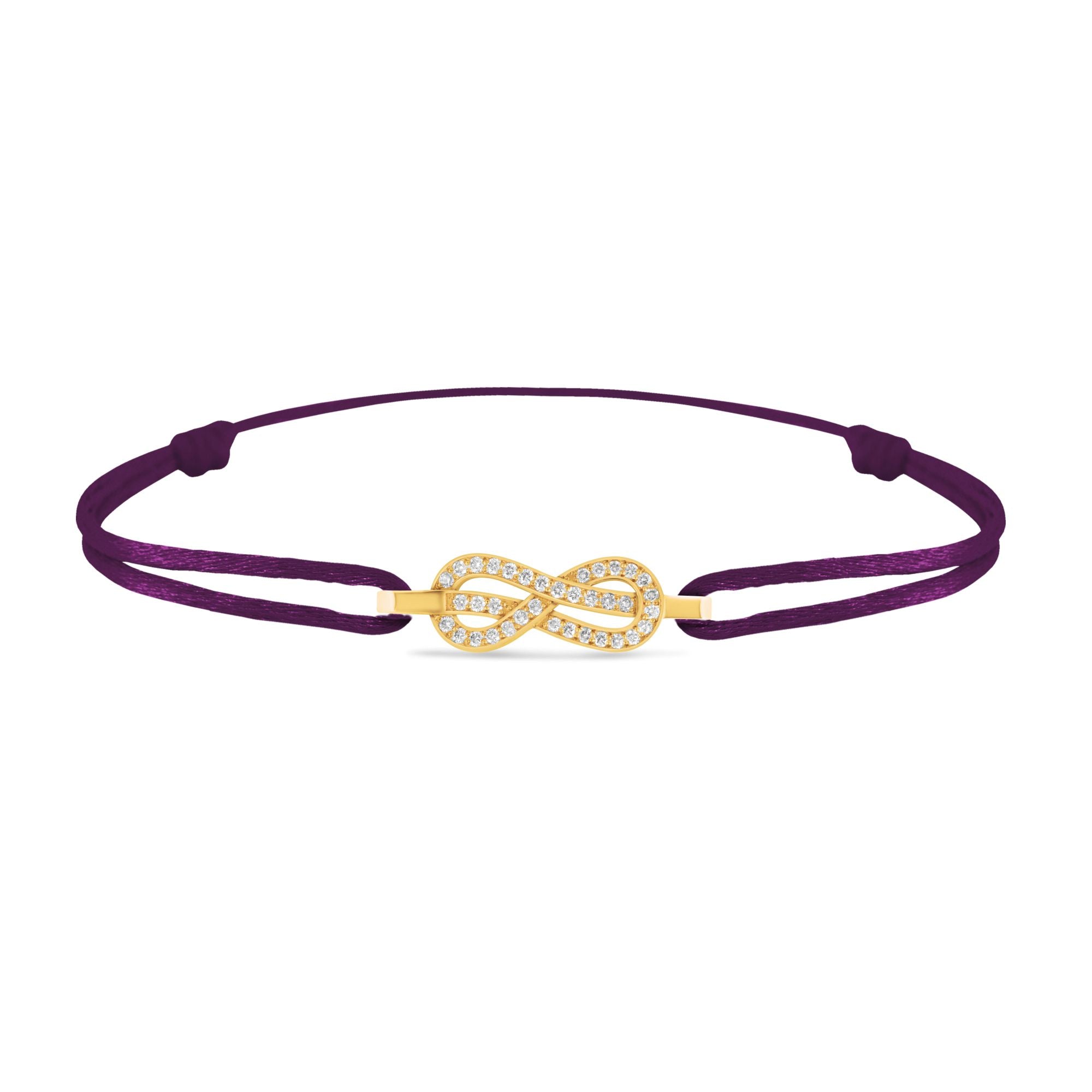 Bracelet aujourd'hui l'amour pavage diamants