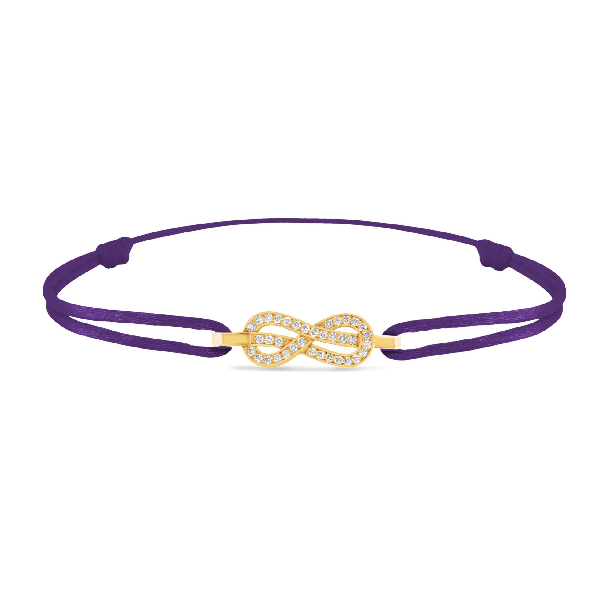 Bracelet aujourd'hui l'amour pavage diamants